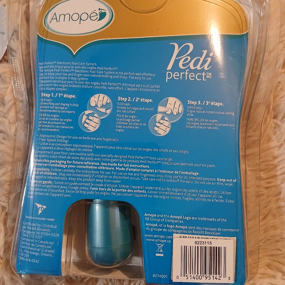 NOB Amope Pedi Perfect Electronic Nail Care System - Picture 4 of 5